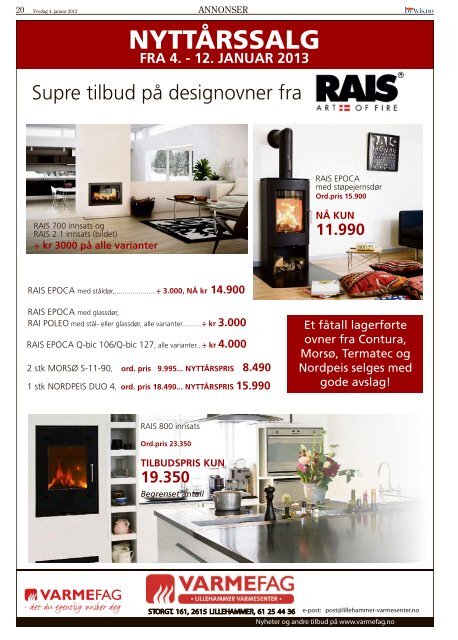 Skal du selge bolig i 2013 - Lillehammer Byavis