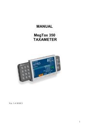 Structab Ab Användarmanual MegTax 310 - Structab AB