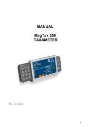 Användarmanual MegTax 350 - Structab AB