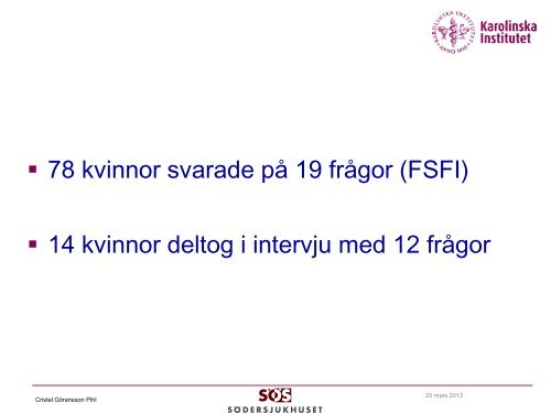 Sexualitet efter våldtäkt - sfpog