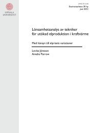 Lönsamhetsanalys av tekniker för utökad elproduktion i kraftvärme