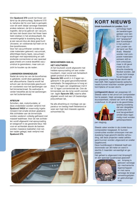 EPOXY MAGAZINE - Bouwmeester Advanced Composites BV