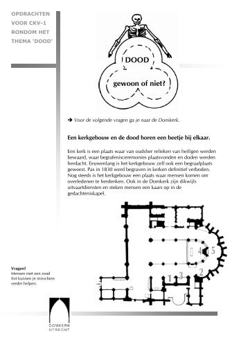 DOOD gewoon of niet? - Domkerk Utrecht