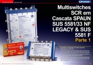 Multiswitches SCR em Cascata SPAUN SUS 5581/33 NF LEGACY & SUS 5581 F