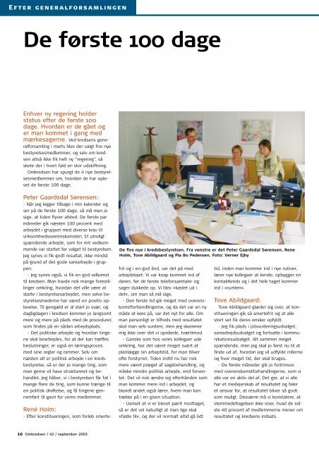 Nr. 42 - september 2003 - Union in Nordea