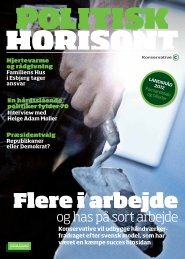 Politisk Horisont nr. 3 2012 - Konservative.dk