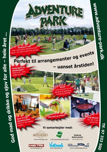 Se vores forslag til sjove arrangementer - Adventure Park