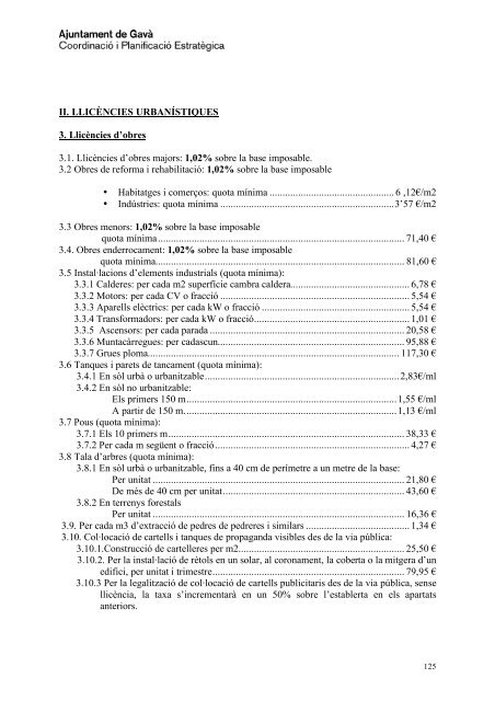 ordenança fiscal núm 23 - Ajuntament de Gavà