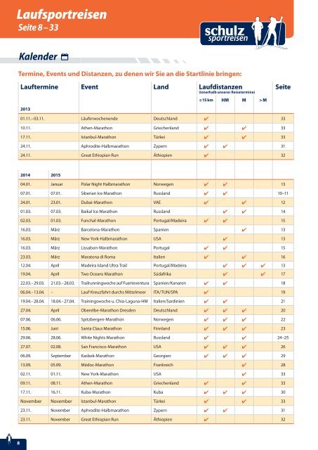 schulz sportreisen – Katalog 2013/14