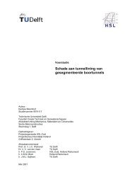 Schade aan de tunnellining-Voorstudie (PDF)