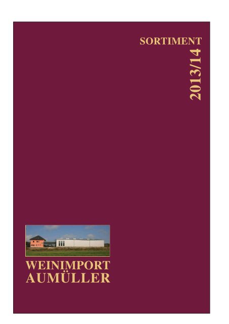 WEINKATALOG AUMÜLLER 2014/15