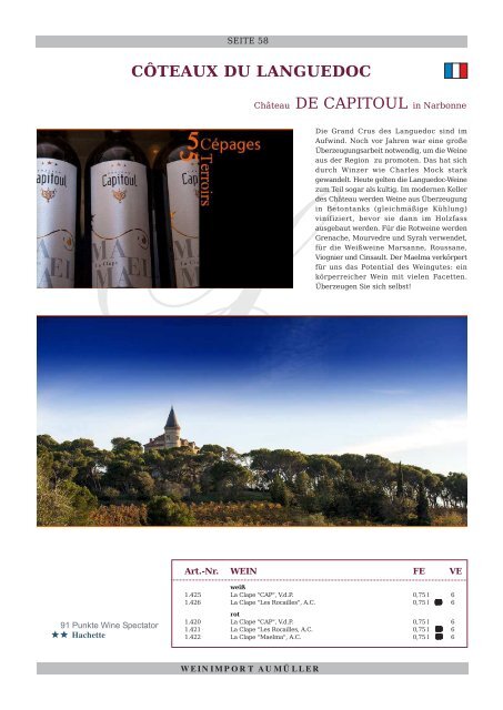 WEINKATALOG AUMÜLLER 2014/15