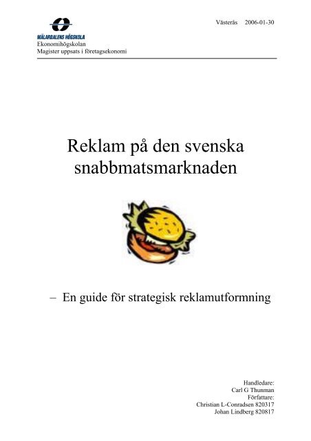 5 Guide för strategisk reklamutformning på snabbmatsmarknaden