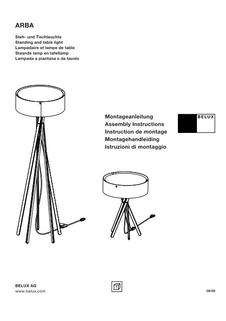 ARBA Staande lamp - Belux