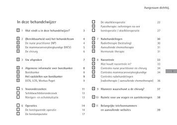 Behandelwijzer Borstkanker - Ziekenhuis Amstelland