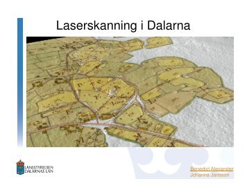 Laserskanning i Dalarna
