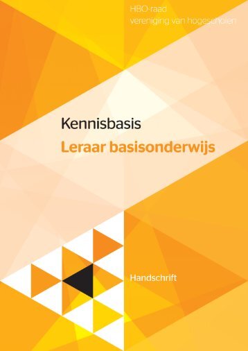 kennisbasis Handschrift - 10 voor de leraar