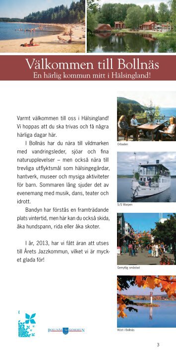 Bollnäs turistbroschyr 2013 - Hälsingland