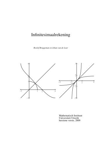 Infinitesimaalrekening Dictaat-09 - Wiskuu