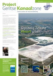 Nieuwsbrief november 2010 - project Gentse Kanaalzone