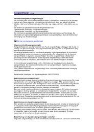 Aangezichtspijn (PDF) - Neurologie Zeeland