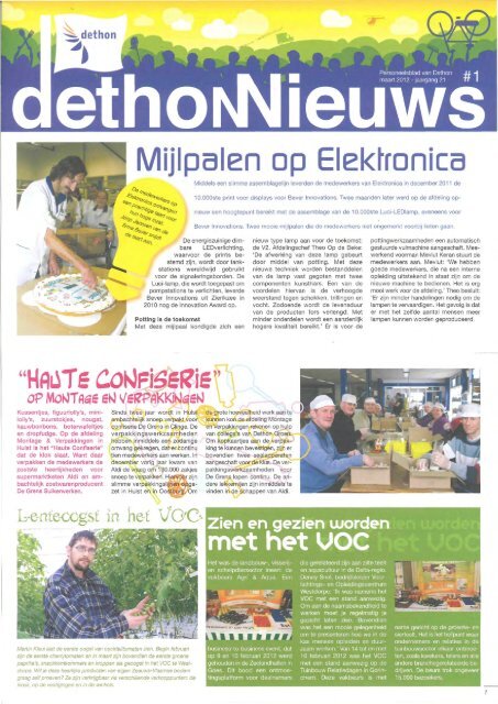 f Mijlpalen op Elektronica - Dethon