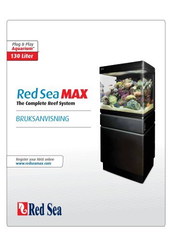 Red Sea Max 130. Svenska. - Akvarie-Hobby