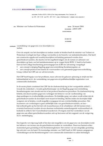 Voorstel aanpak doorrijders tanken strijdig met kabinetsbeleid