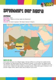 Spreekbeurt over NiGERia - Stefweb