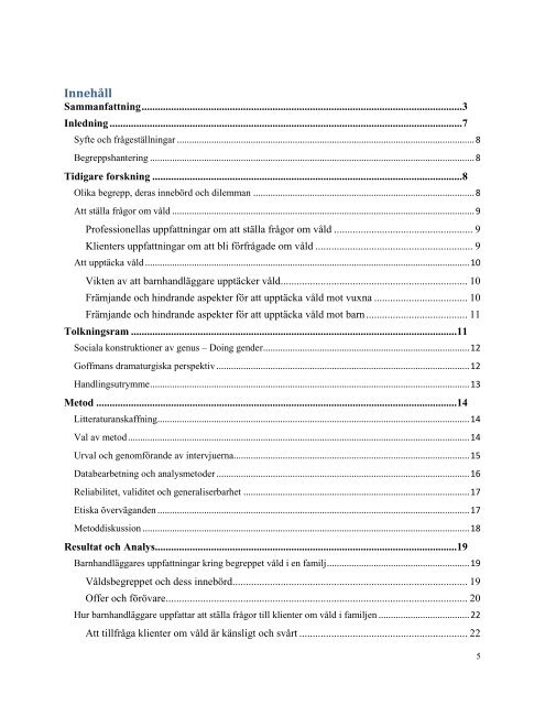 Föreställningar som barnhandläggare inom socialtjänsten har kring ...