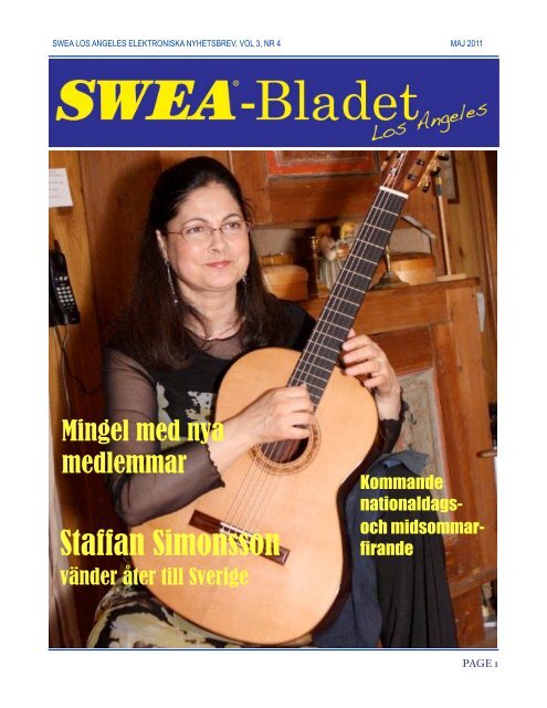SWEA-Bladet maj 2011 - SWEA International
