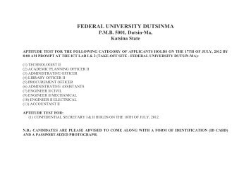 Download - Federal University, Dutsin-Ma