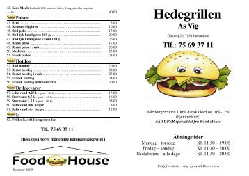Hedegrillen - Food House