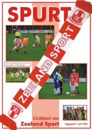 Spurt – April 2012 - Jaargang 57 - Nr. 4 - Zeeland Sport