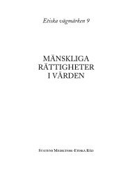 Mänskliga rättigheter i vården (pdf 256 KB) - SMER