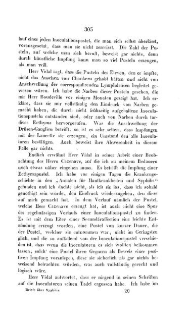 Briefe über Syphilis