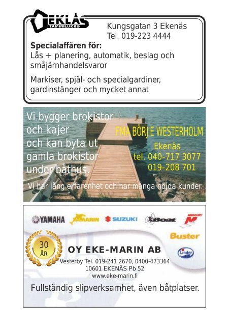 ENSLINJEN2013 A5 - Ekenäs Navigationsklubb rf