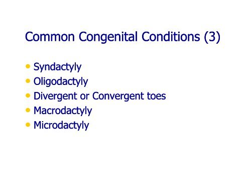 Microdactaly Polydactyly With