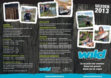 68335 Vis folder flyer wild.indd - WILD - Bijzonder Vissen