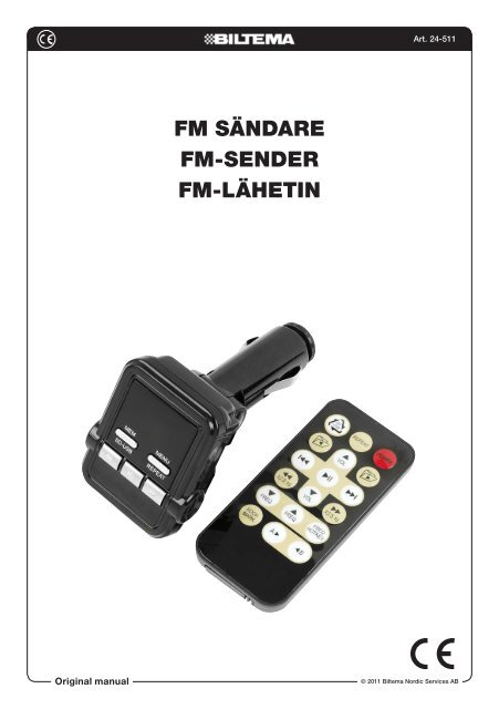 FM sändare FM-sender FM-lähetin - Biltema