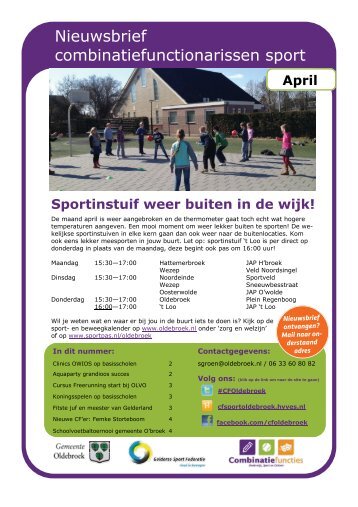 April - Digitaal Clubblad