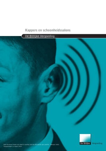 Kappers en schoonheidsspecialisten - Billijke vergoeding