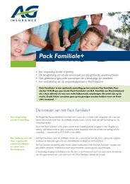 Pack Familiale+ - AG Insurance