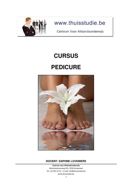 CURSUS PEDICURE