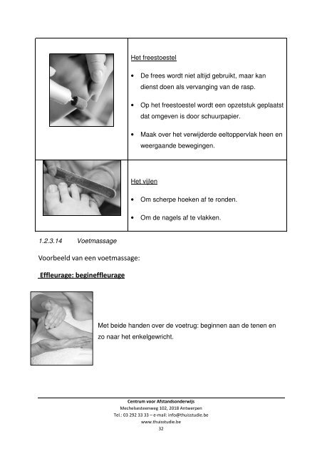 CURSUS PEDICURE