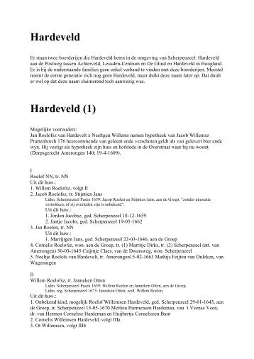 Hardeveld Hardeveld (1) - Vereniging Oud Scherpenzeel