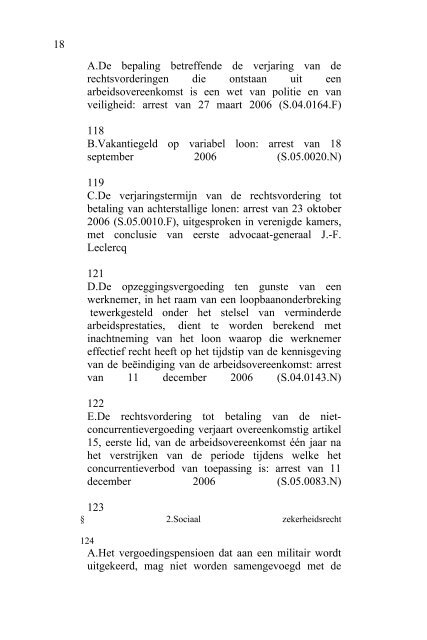 2006 - Jaarverslag Hof van Cassatie (PDF, 1.61 MB) - Federale ...