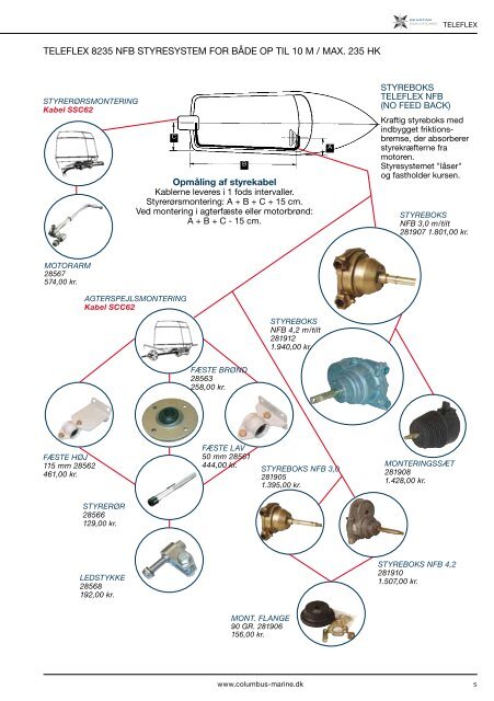 Teleflex katalog/prisliste 2013 - Columbus Marine