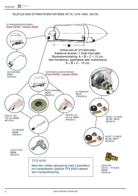 Teleflex katalog/prisliste 2013 - Columbus Marine