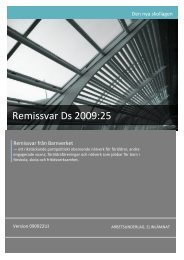 Remissvar Ds 2009:25 - Barnverket